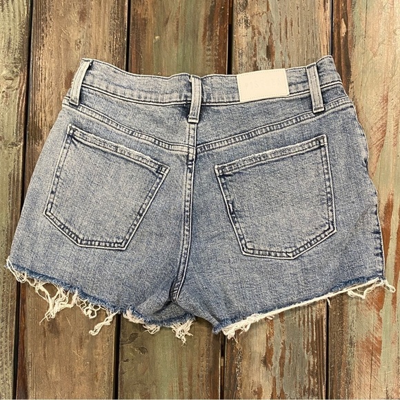 Pistola 6 (27) Winston Denim Shorts Boundaries Mid Rise Womens Cutoff Frayed Hem - Picture 3 of 10